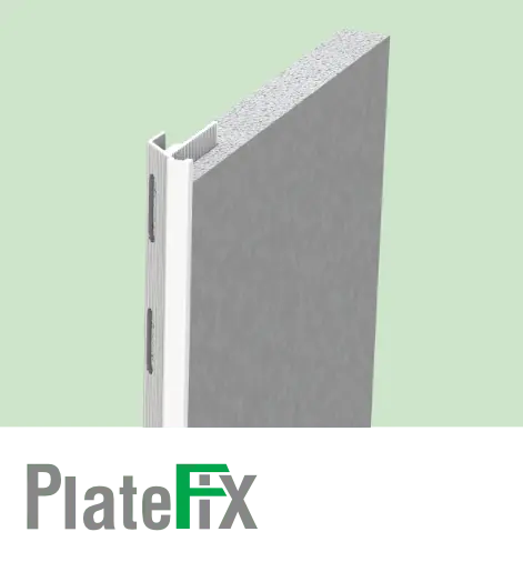 PlateFix Laibungselement mit Einputzprofil