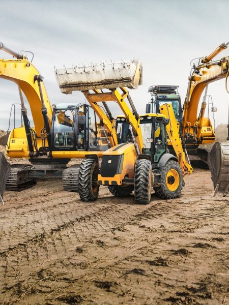 Bauteile für Baumaschinen