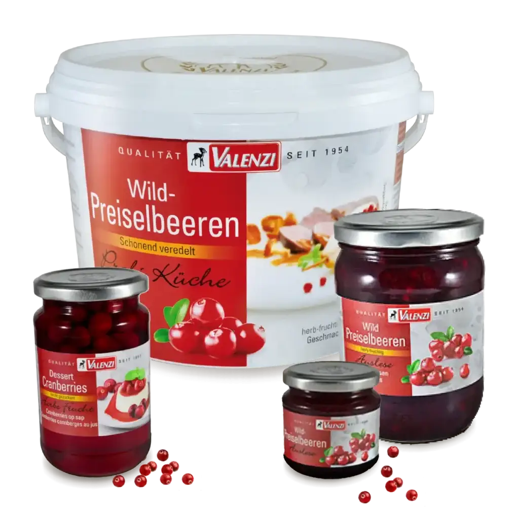 Wildbeeren-Sortiment