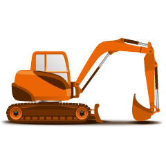 Raupenbagger