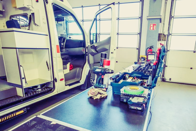 Funktechnik im Einsatz