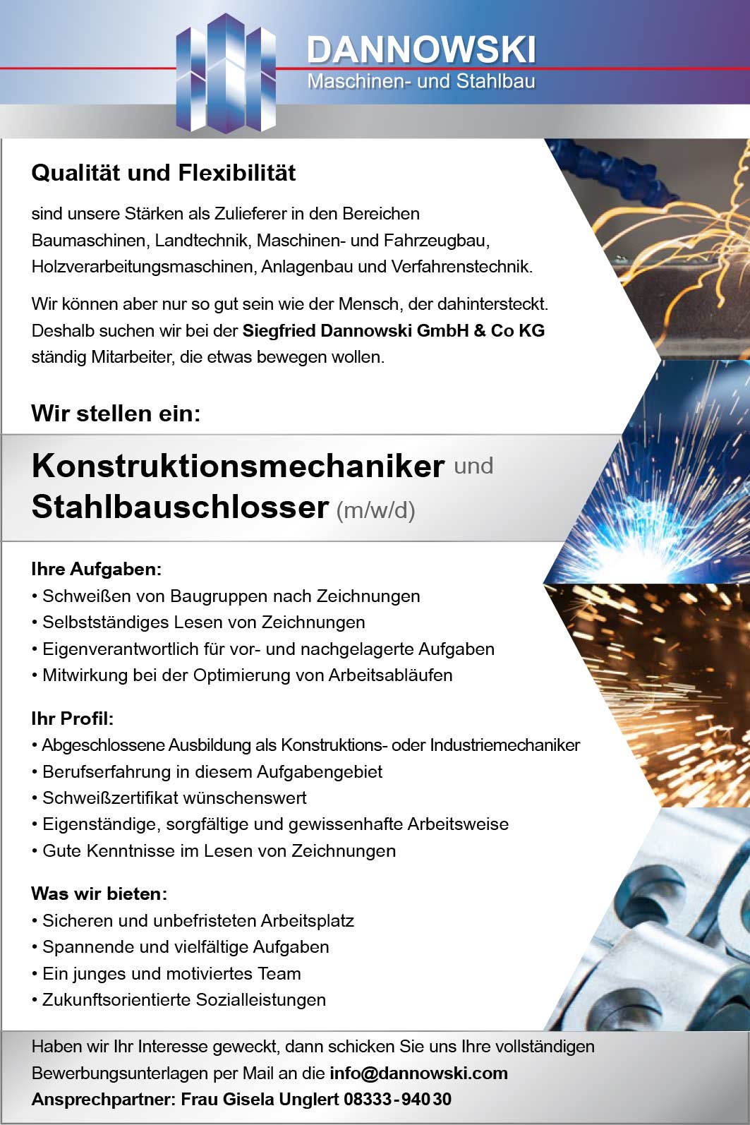 Unternehmensanzeige Dannowski
