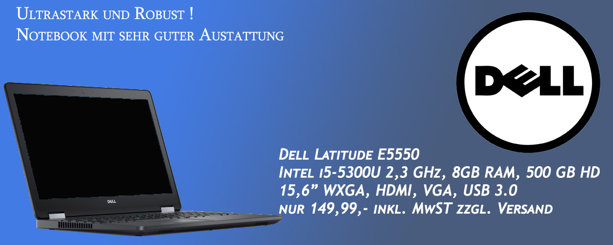 Gebrauchter Dell Latitude E5550