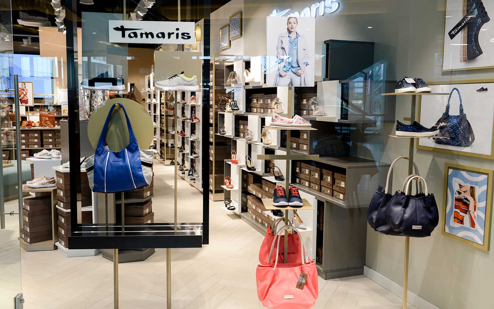 Tamaris Schaufensterpräsentation