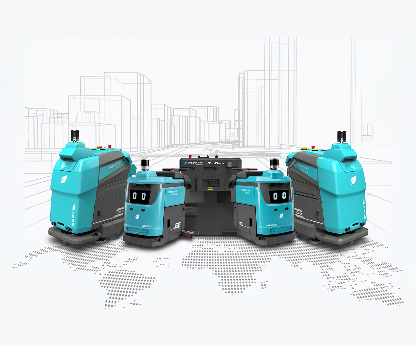 Peppermint Robotics Robot Fleet