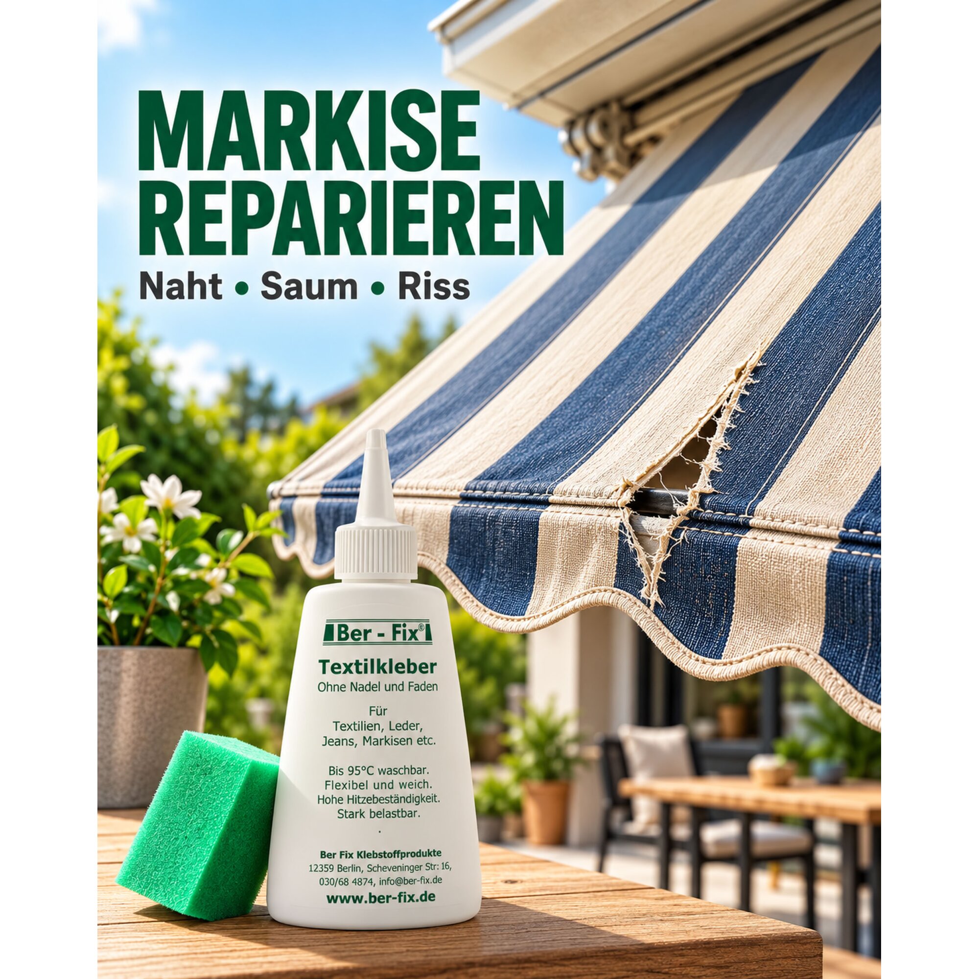 Outdoor-Textilien reparieren