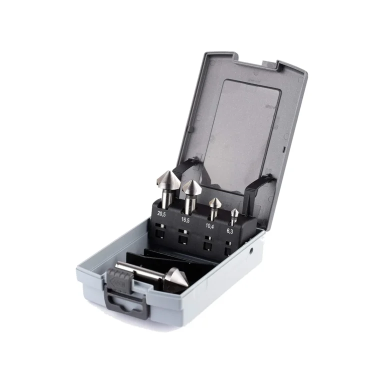 Kegelsenker-Satz HSS-E 90° V-Nut 5-teilig