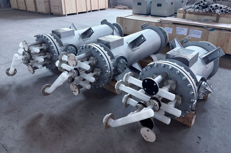All-plastische Verteilleitung eines FUNDABAC®-Filters