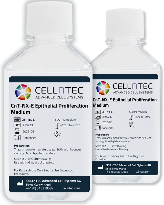 CnT-NX-E – Next Generation Epithelial Cell Culture