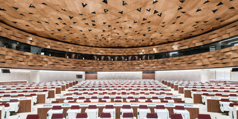 ONU – Salle du Qatar (Salle XIX), Genf: Akustikstudie und Umsetzung