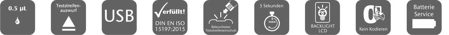 GlucoCheck Serie – Features