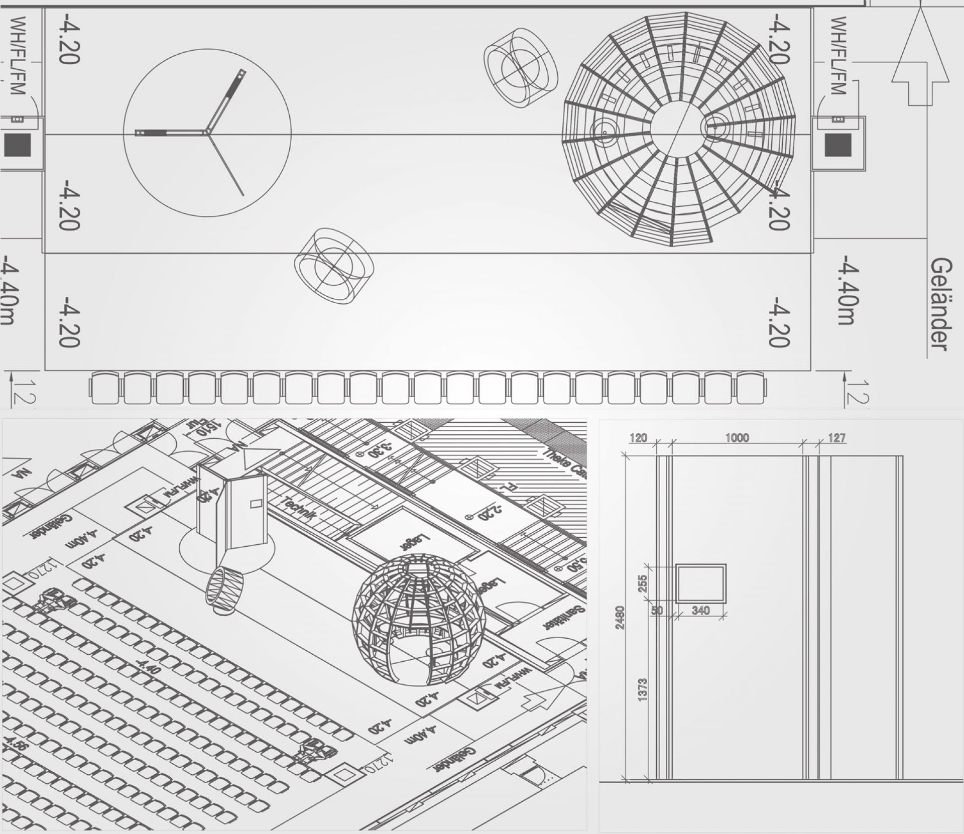 Fully automated panel storage system