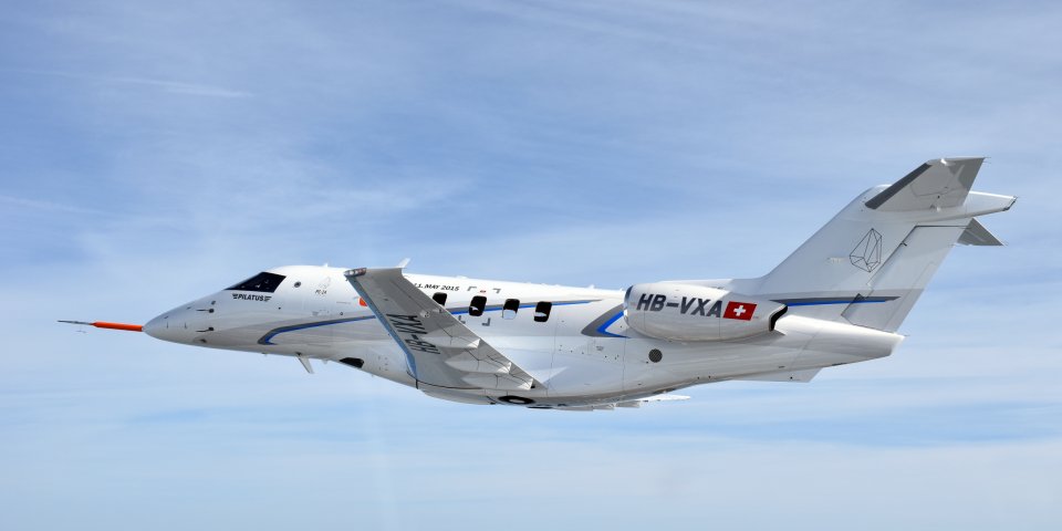 Strukturteile im Pilatus PC-24