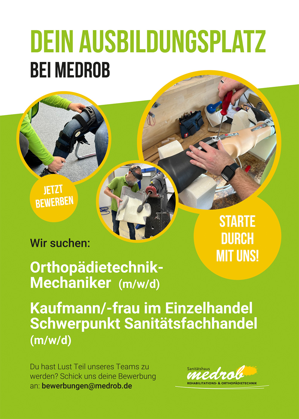 Ausbildungsangebote in Linden, Friedberg und Butzbach