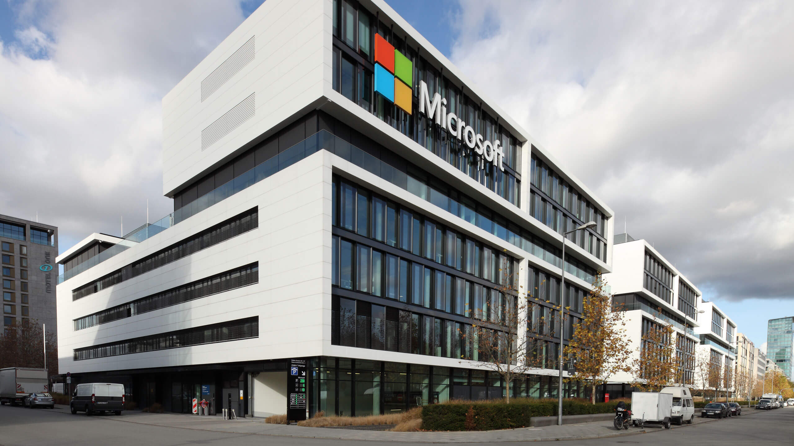 Referenzprojekt Microsoft – Außenansicht