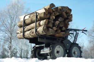 Muck-Truck mit Transportplattform