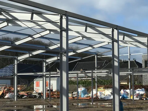 Stahltragwerk für eine Halle