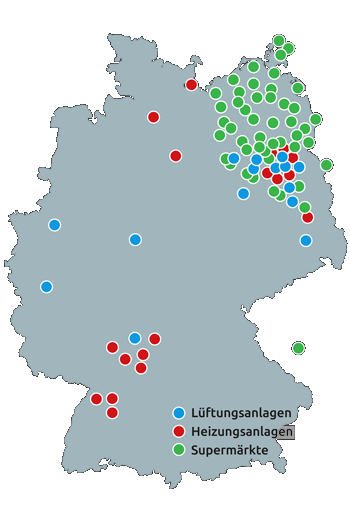Referenzprojekte Gebäudetechnik
