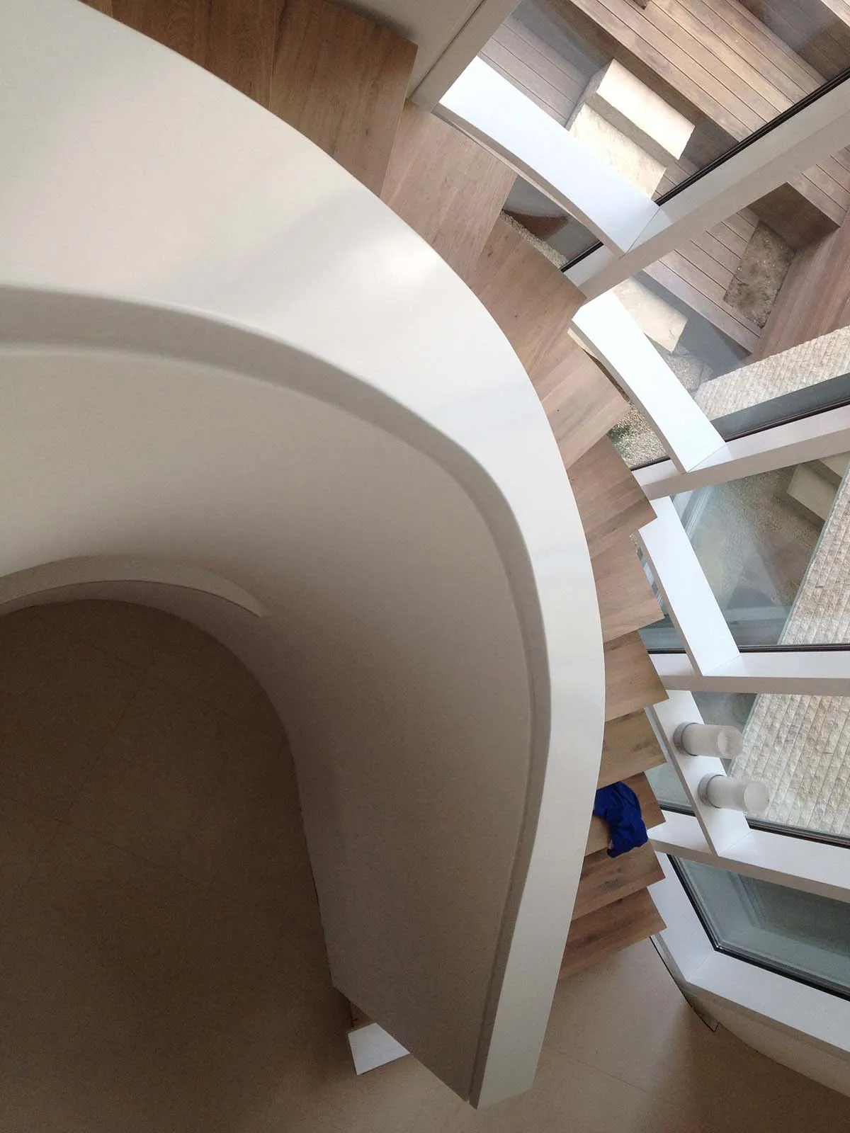 Wendeltreppe aus Holz