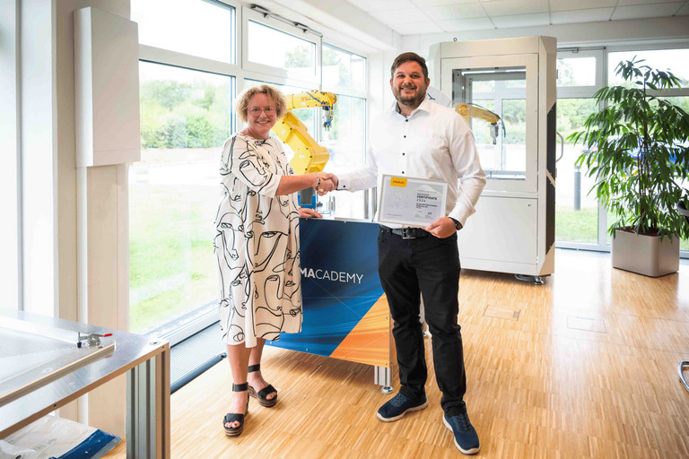 FANUC-Partnerschaft (Strama Academy)
