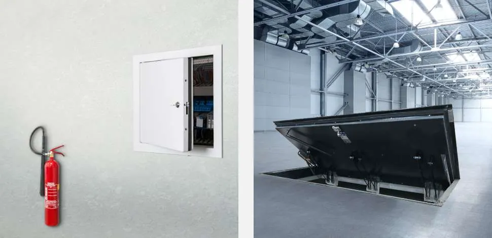 Boden-, Wand- und Deckenluken