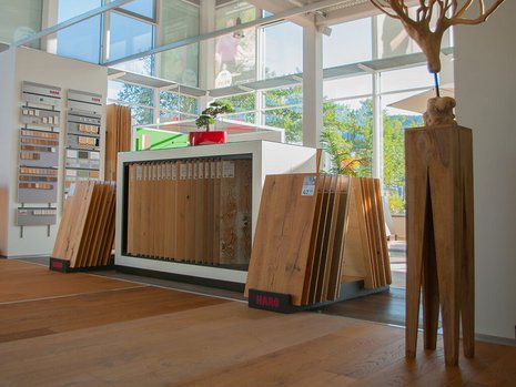 Ausstellung Parkett, Laminat und Vinyl