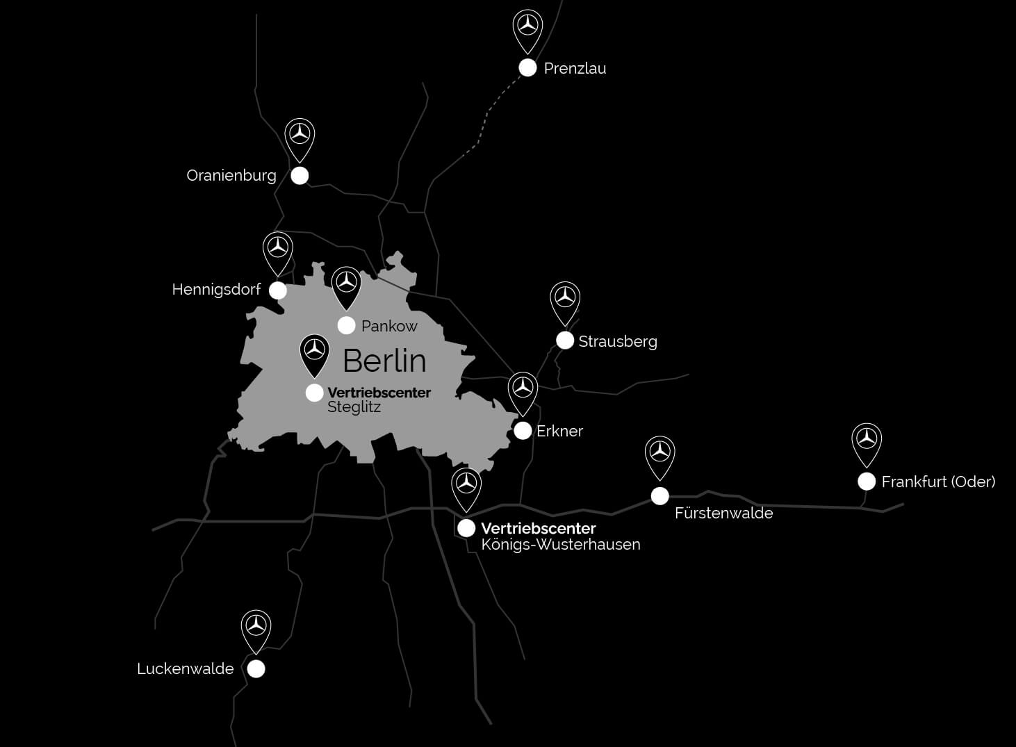 Standortkarte Berlin/Brandenburg