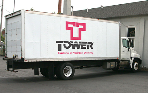 Tower Products Auslieferungsfahrzeug