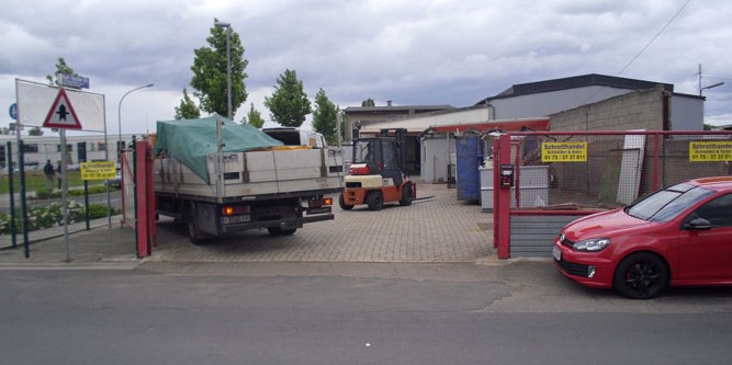 Bereitgestellte Altmetallmengen