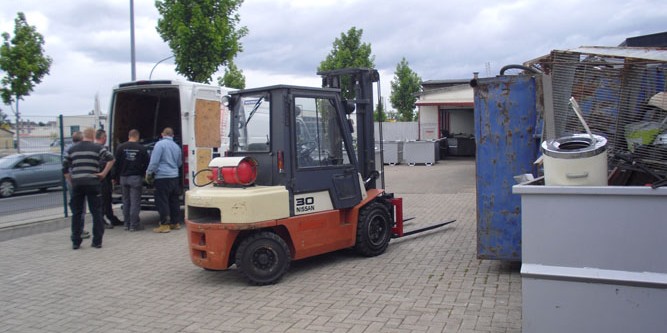 Metallschrott zur Verwertung
