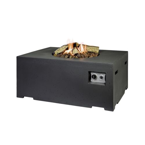 Feuertisch Betonoptik, rechteckig
