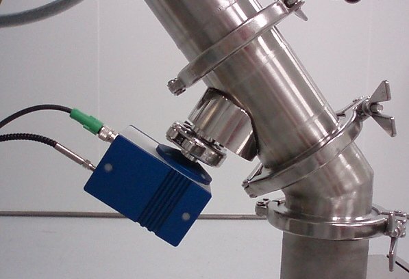 SentroProbe-Prozesssonde im Abwurfschacht