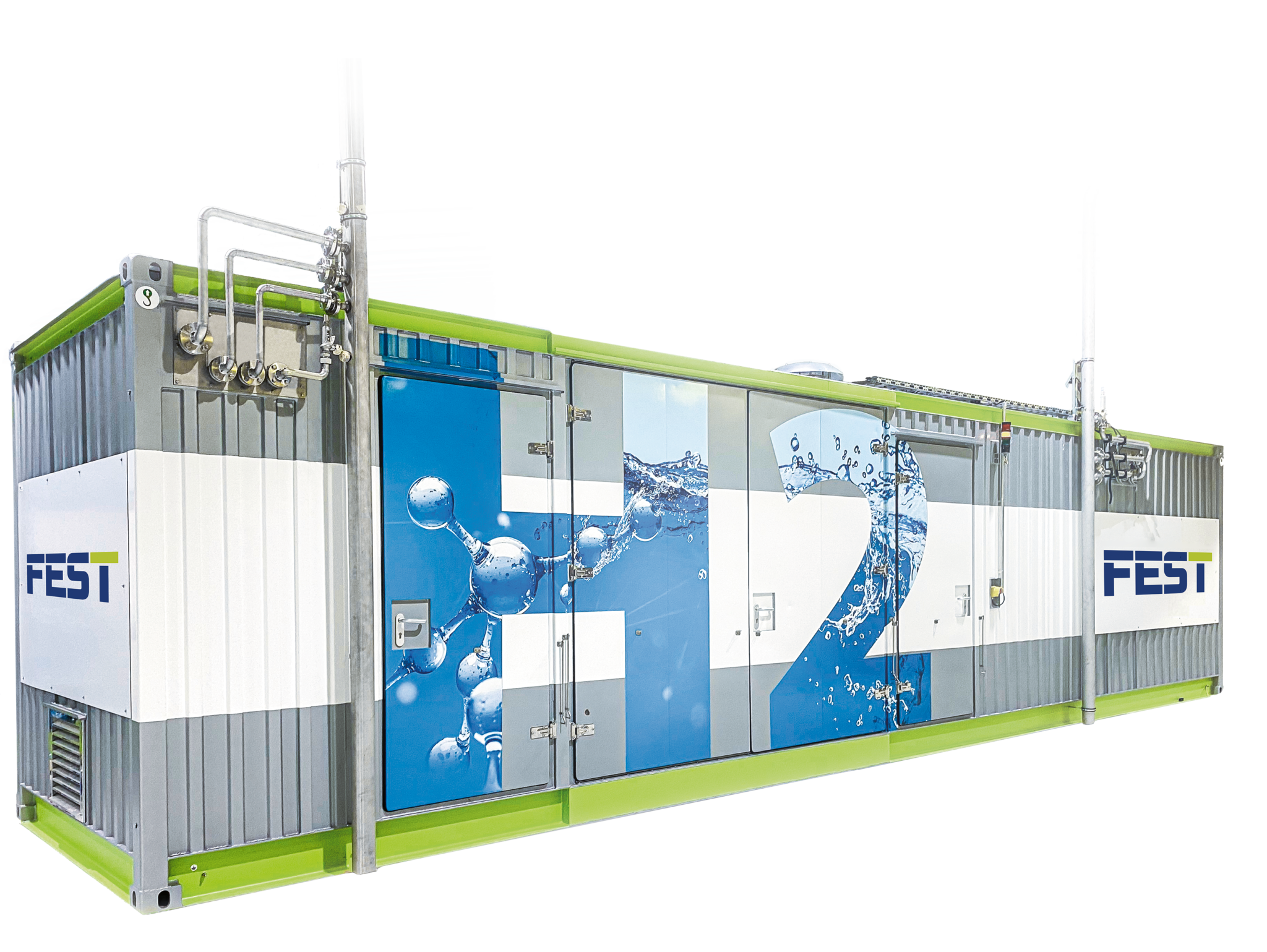 PEM-Elektrolyseur im Container