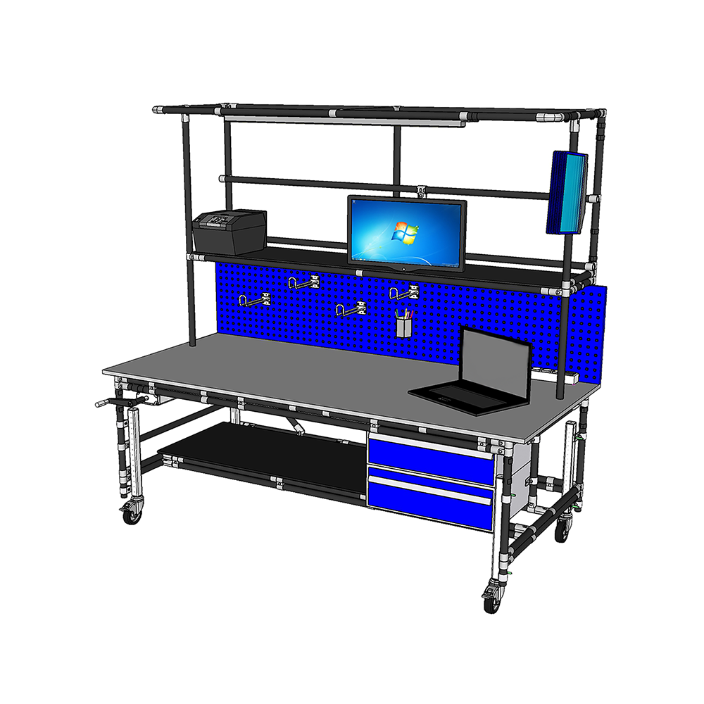 Modular workstation intralogistics