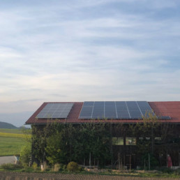 PV-Anlage auf Welleternitdach, 34,7 kWp, Bezirk Zwettl