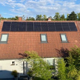 PV-Anlage auf Ziegeldach, 6,5 kWp, Bezirk Bruck/Leitha