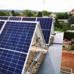 PV-Anlage auf Flachdach, 5,9 kWp, Bezirk Mödling