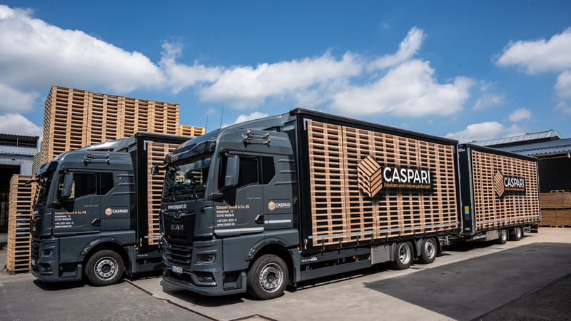 Eigene LKW-Flotte