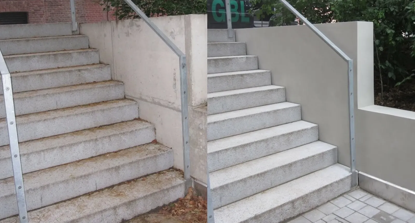 Betonkosmetik und Betonreinigung