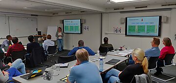 Schulungssession im Applikationslabor