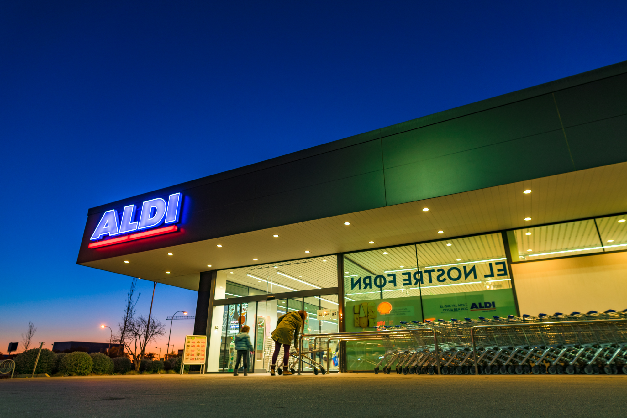 ALDI-Markt – Beleuchtung & Außenbeleuchtung