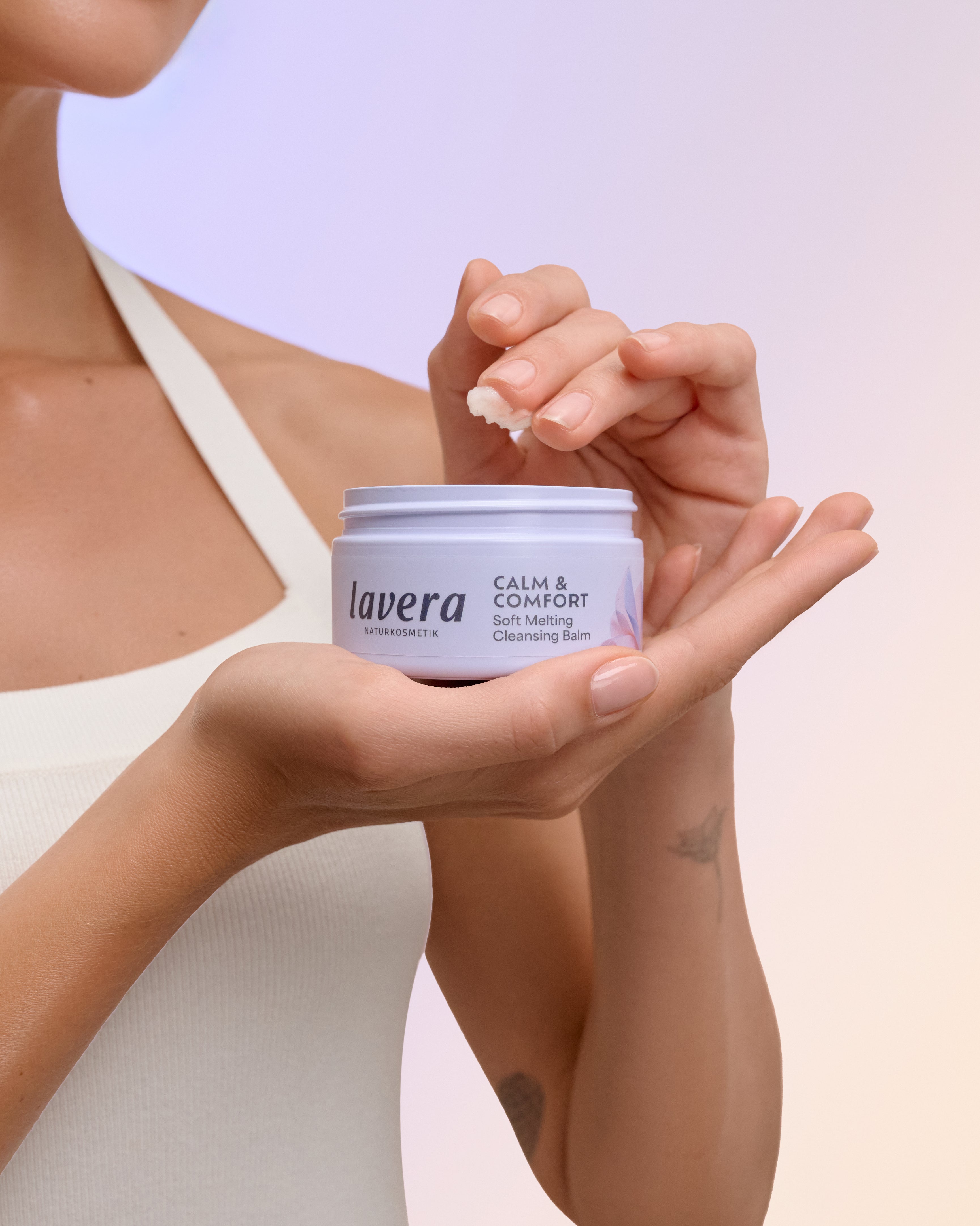 Cleansing Balm in Anwendung