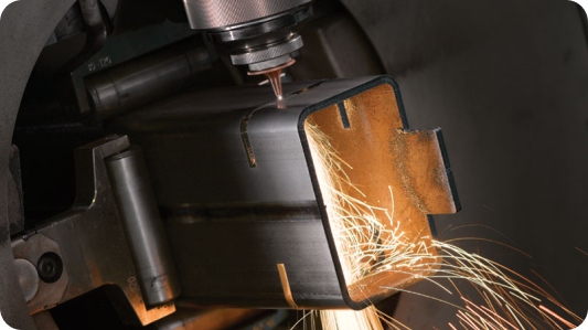 Laser-cut tube
