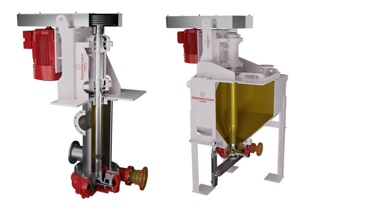 Vertical pump for froth handling