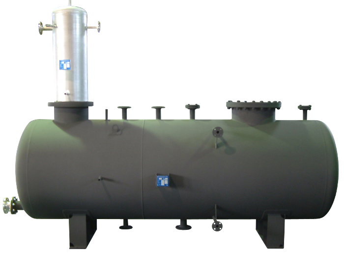 Speisewasserbehälter mit Entgaserdom