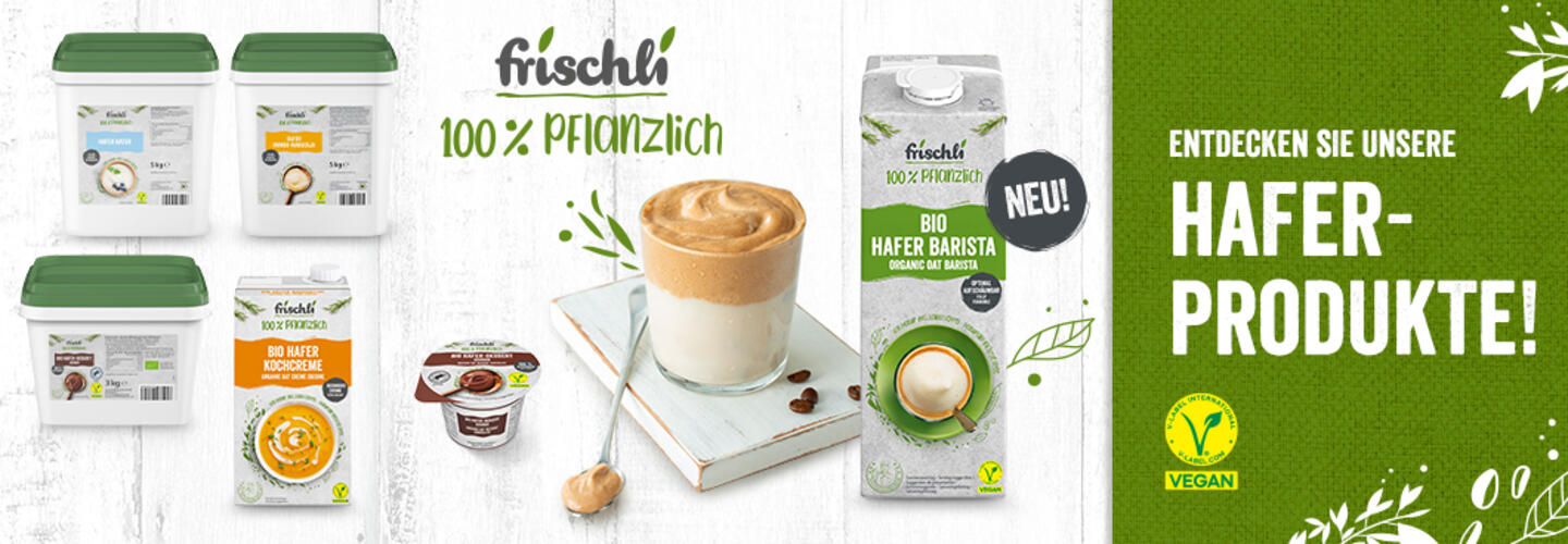 Pflanzliche Hafer-Produkte