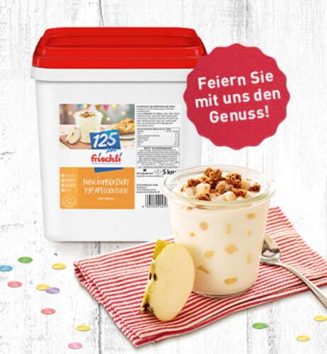Jubiläumsdessert Typ Apfelkuchen