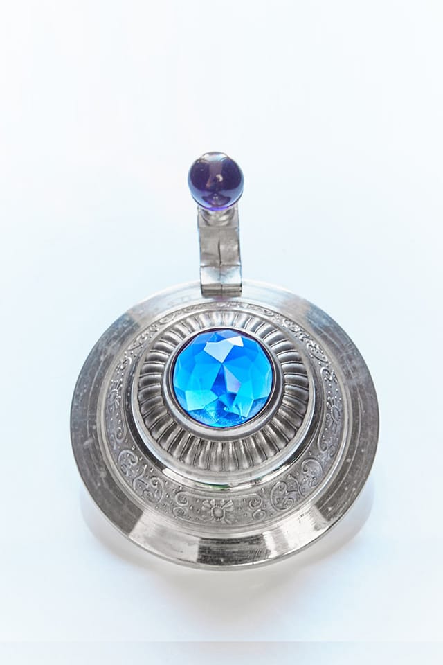 Zinndeckel (maschinengraviert)