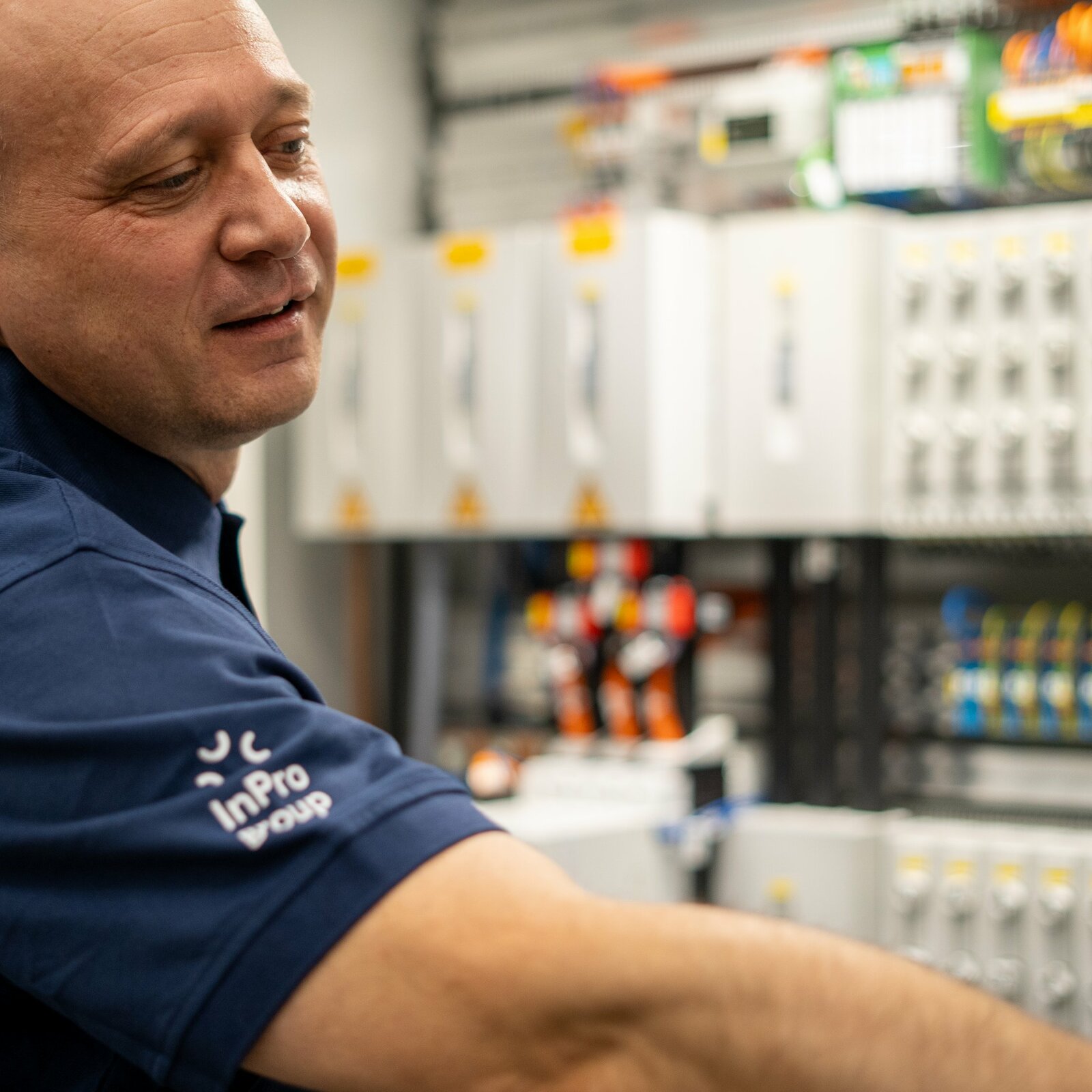 Anlageninstallation am Produktionsstandort