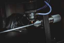 3D-bearbeitetes Bauteil